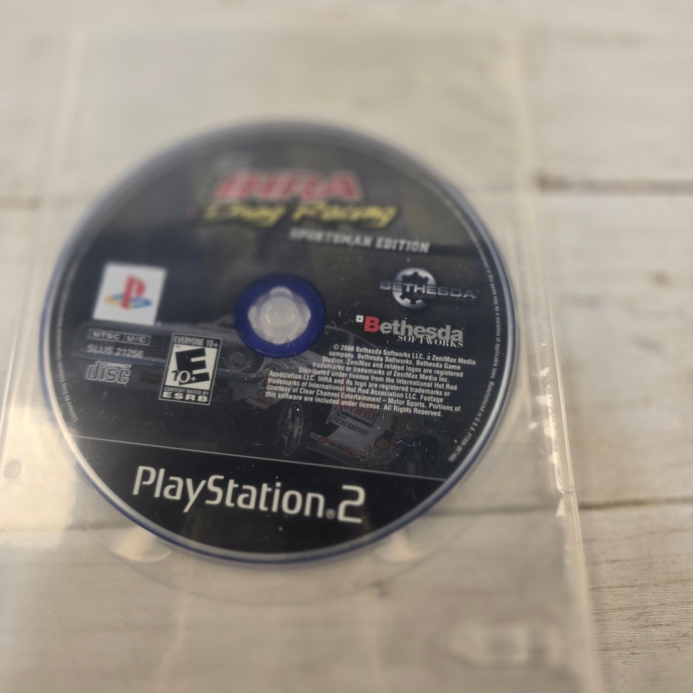 IHRA Drag Racing Sportsman Edition Sony PlayStation 2 PS2 Bethesda SLUS 21256